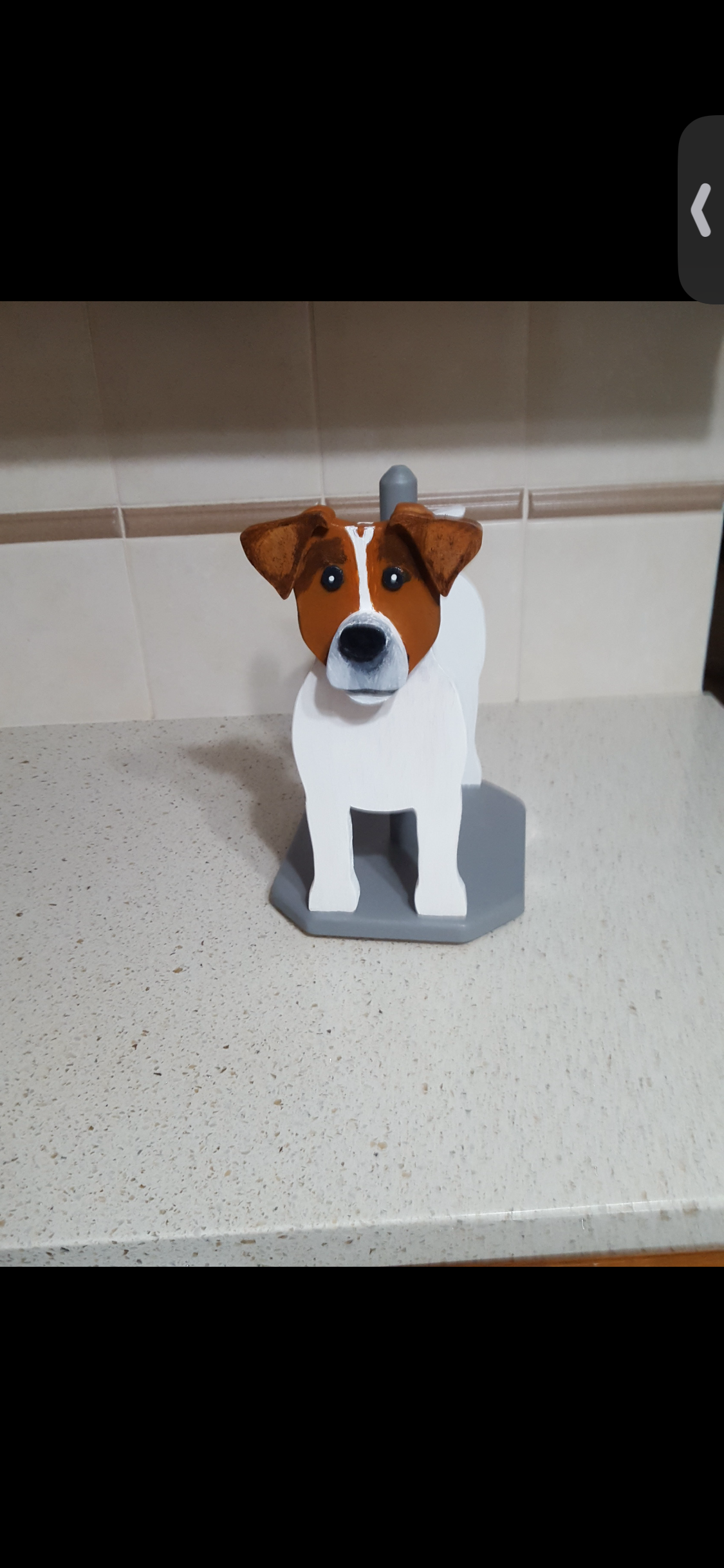 Adorable customized towel holder