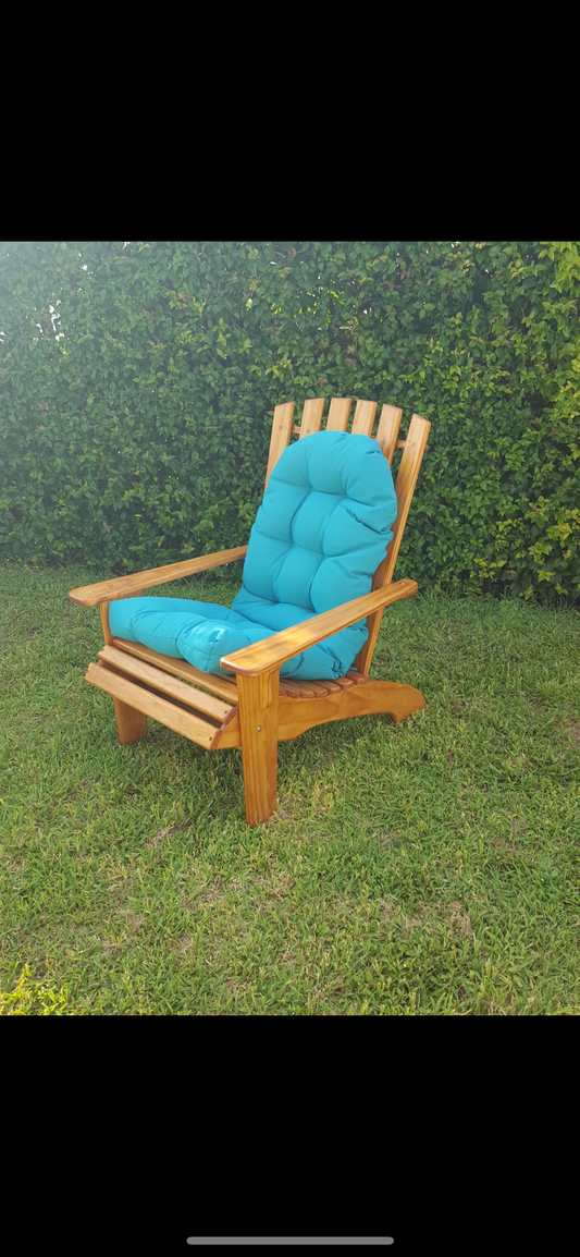 Adirondack Chair and Foot Stool