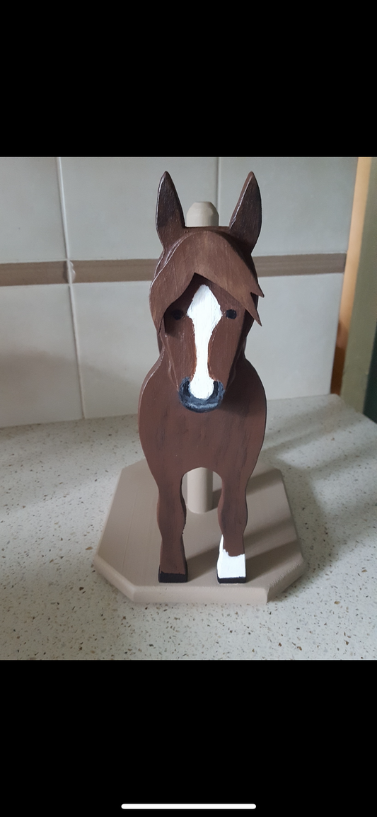 Horse Paper Towel Holder