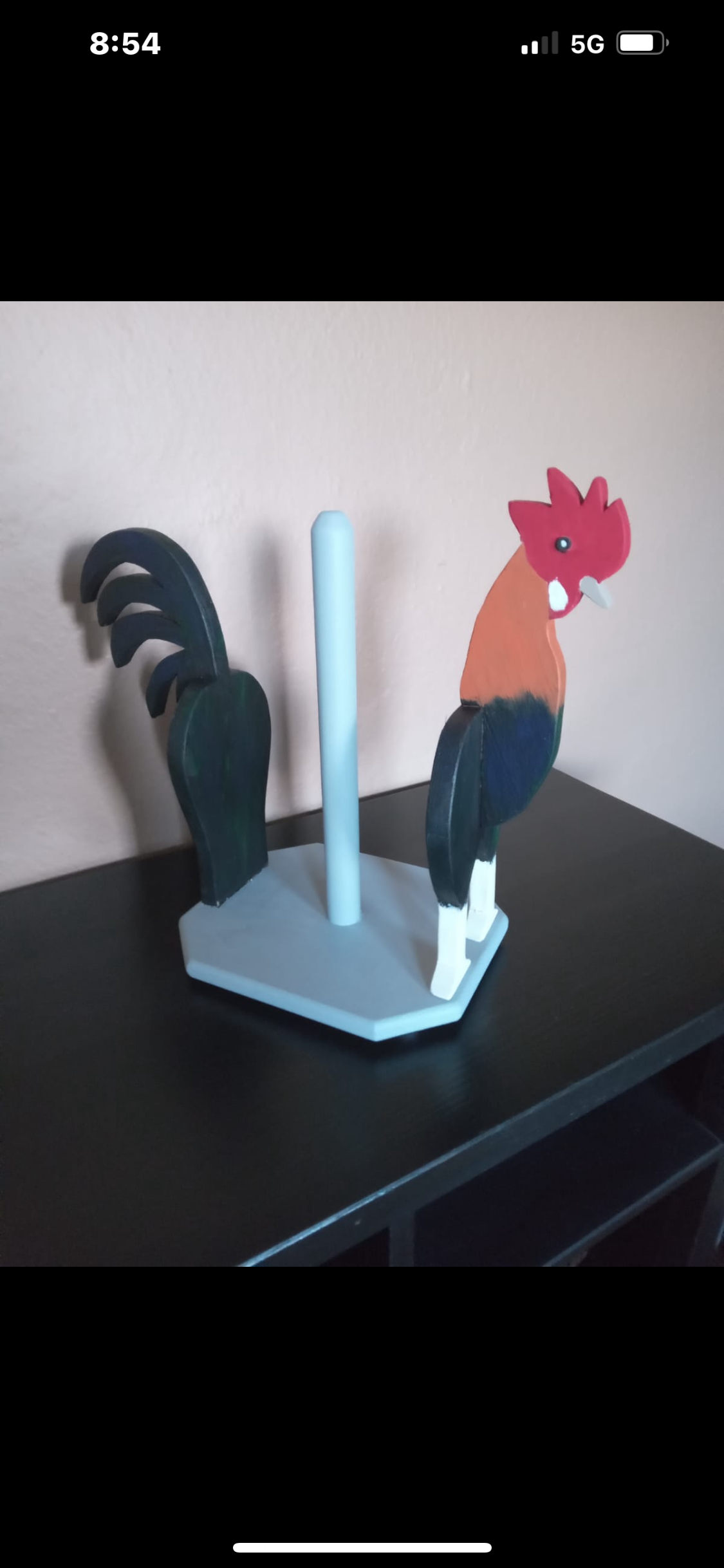 Rooster Paper Towel Holder