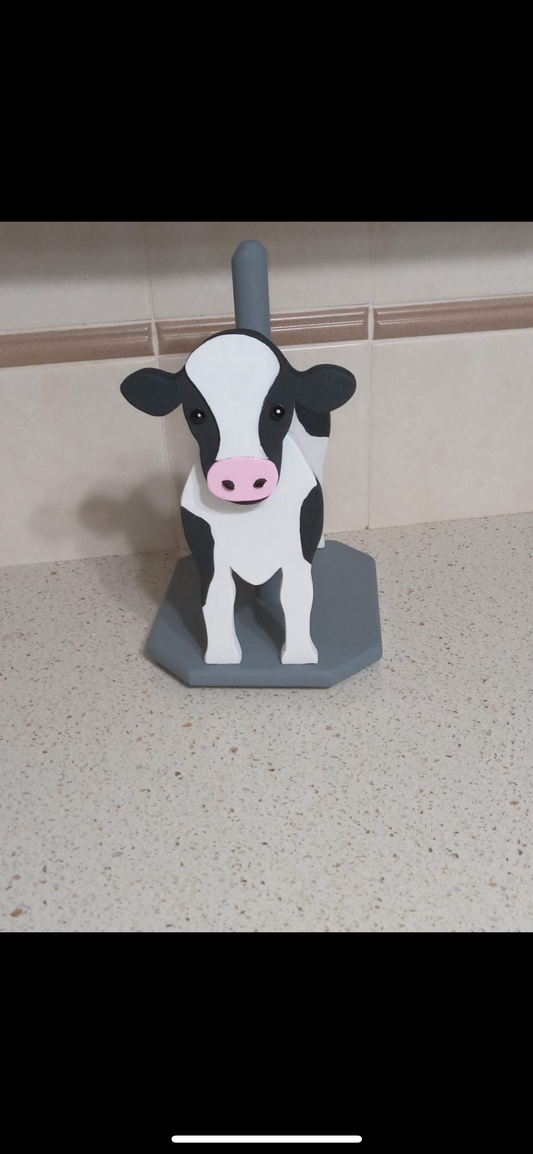 Cow Paper Towel Holder